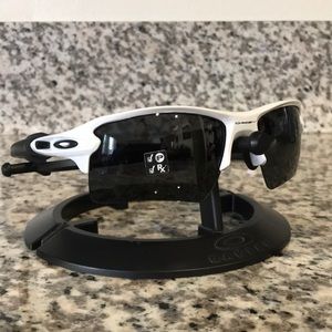 Oakley Flak 2.0 XL White/Black icons/Black Plrzd